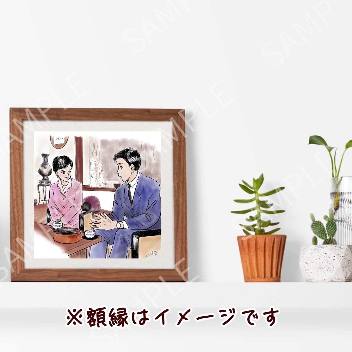 昭和世代に人気！どこか懐かしい漫画絵描きます 大切な人の思い出のシーンを、絵にしてプレゼントしませんか？ イメージ10