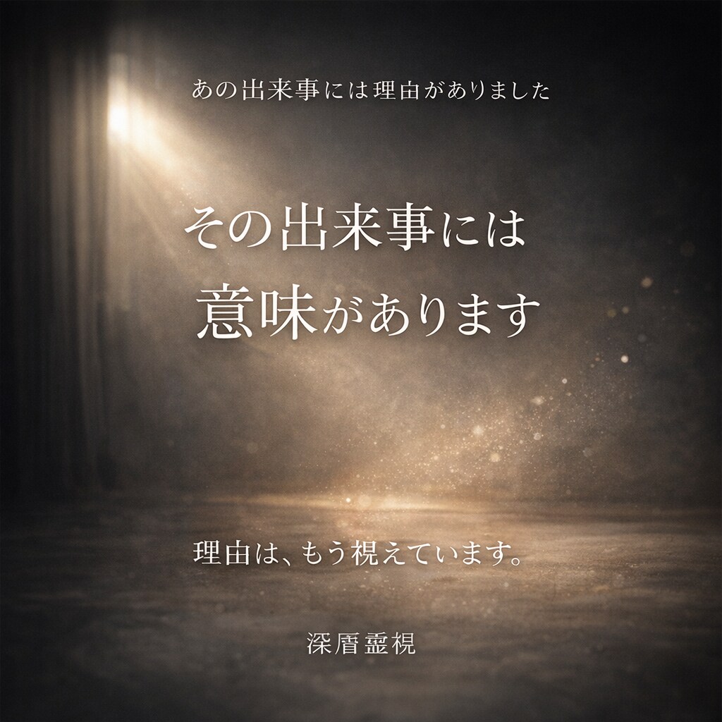 その痛みの理由、あなたを縛る因縁の正体を霊視します すべてはあなたの人生を前へ進ませるためのものです。 イメージ2