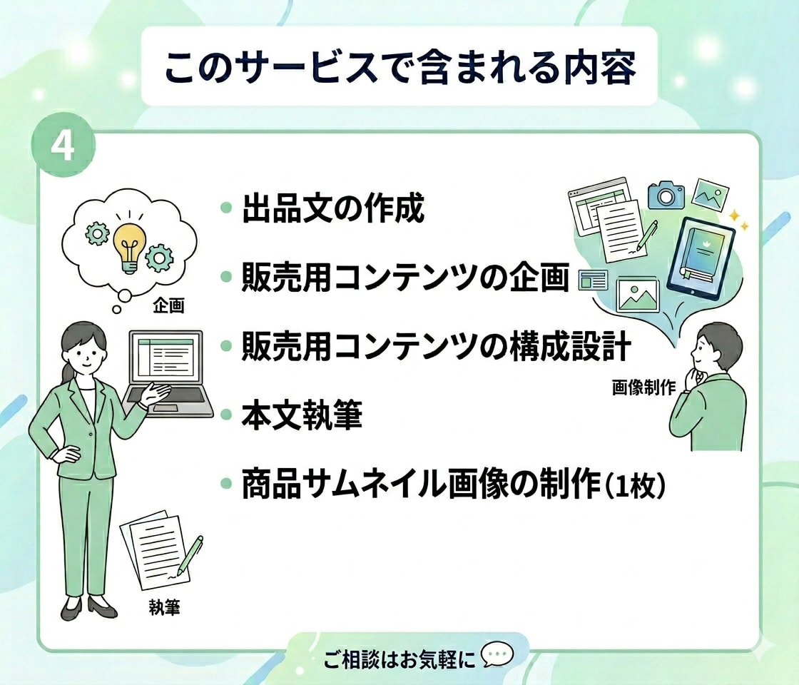 初心者向けにコンテンツ作成を代行します 初心者/副業/スマホ/安心/お気軽に イメージ4