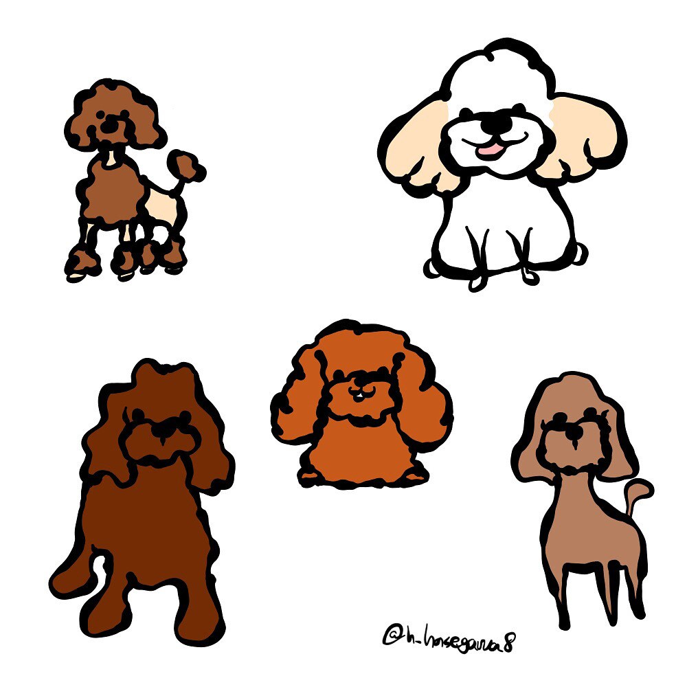 動物のゆるいイラスト描きますます ゆるくデフォルメしたタッチで百獣を描きます。 イメージ4