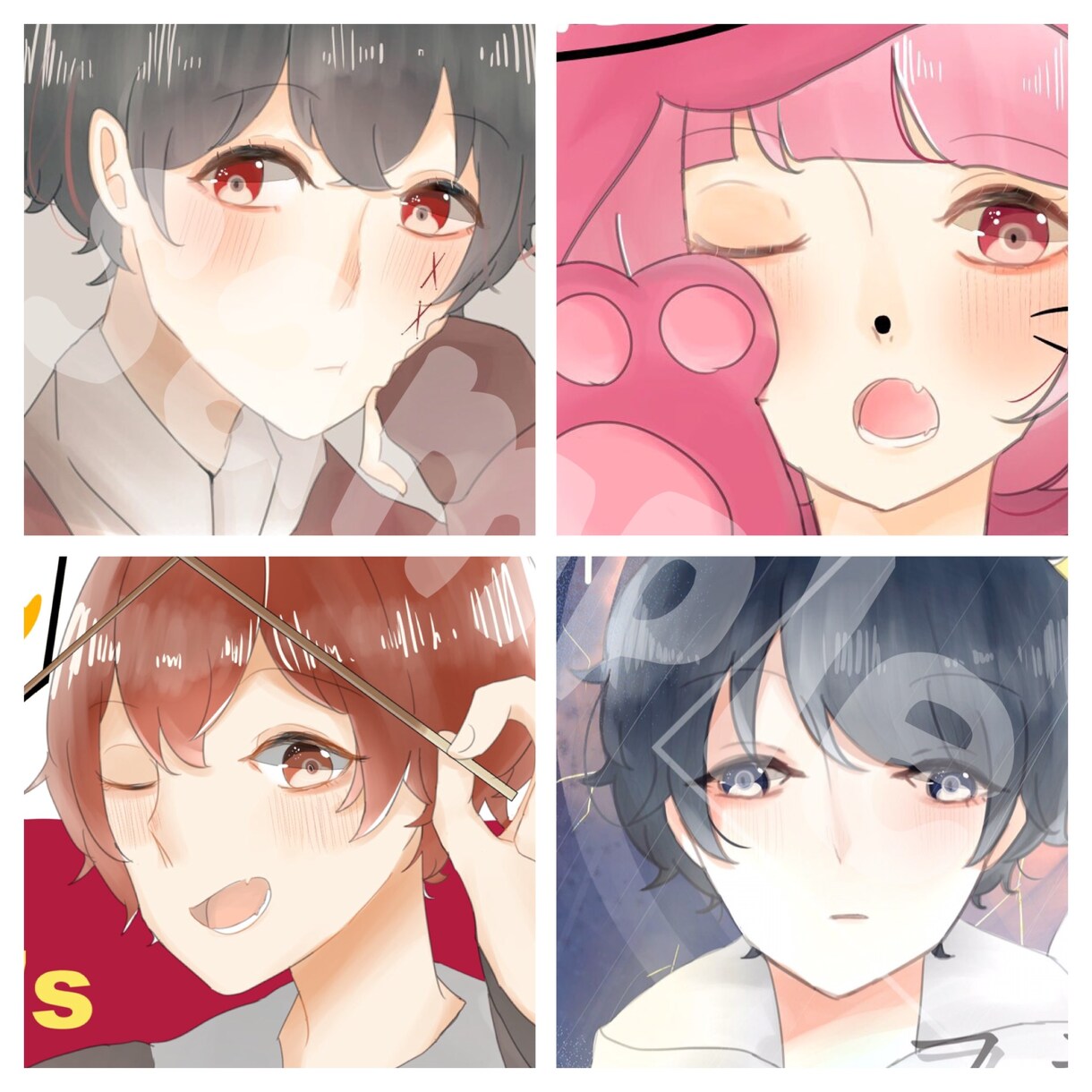 Twitterなどで使用できるアイコン描きます イメージ1