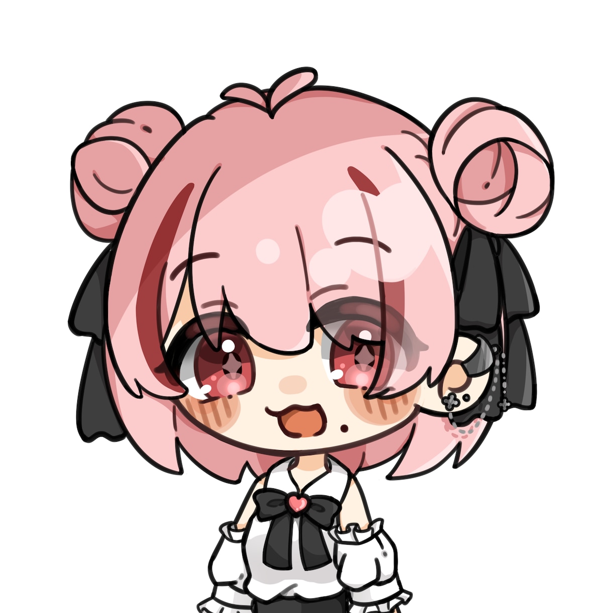 可愛い系！アイコンや立ち絵などのイラストを描きます ミニキャラから等身まであなたに可愛いを描きます イメージ2