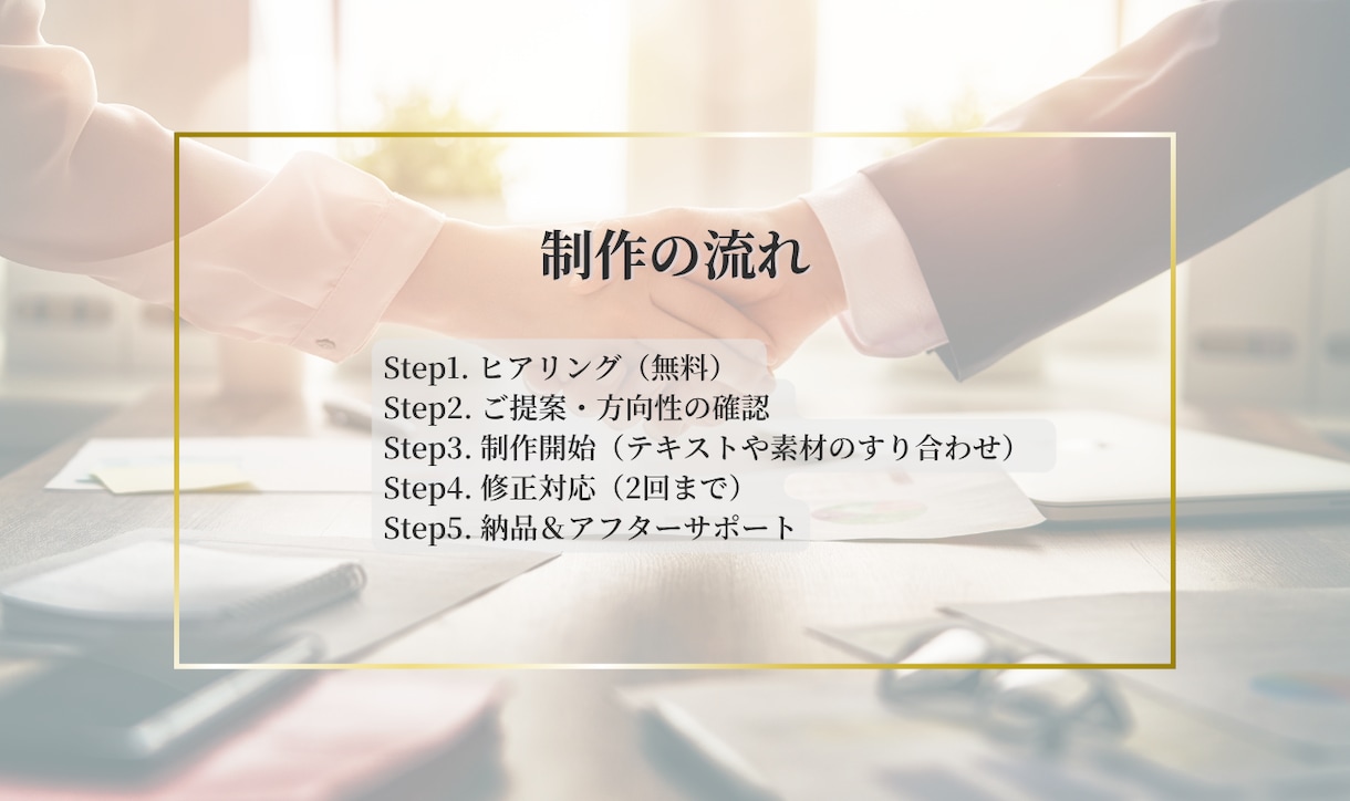 ロゴ×ホームページ×チラシ｜まるごとデザインします “第一印象”で選ばれる。あなたの世界観をまるごとデザイン。 イメージ4