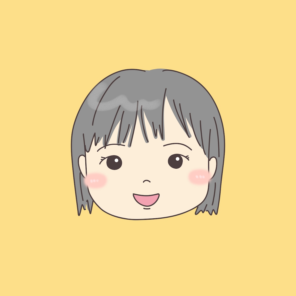 アニメ風のゆる可愛い似顔絵アイコン描きます YouTubeバナー実績あり/完全オリジナルのアイコン イメージ2