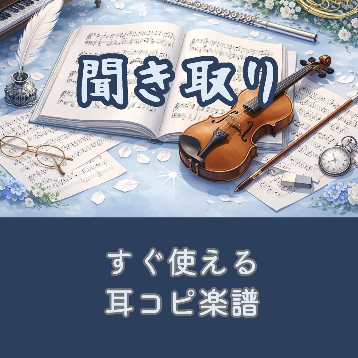 耳コピ楽譜　Finaleで美しく仕上げますます 作曲・演奏経験豊富な音大卒による、正確な耳コピ楽譜 イメージ1
