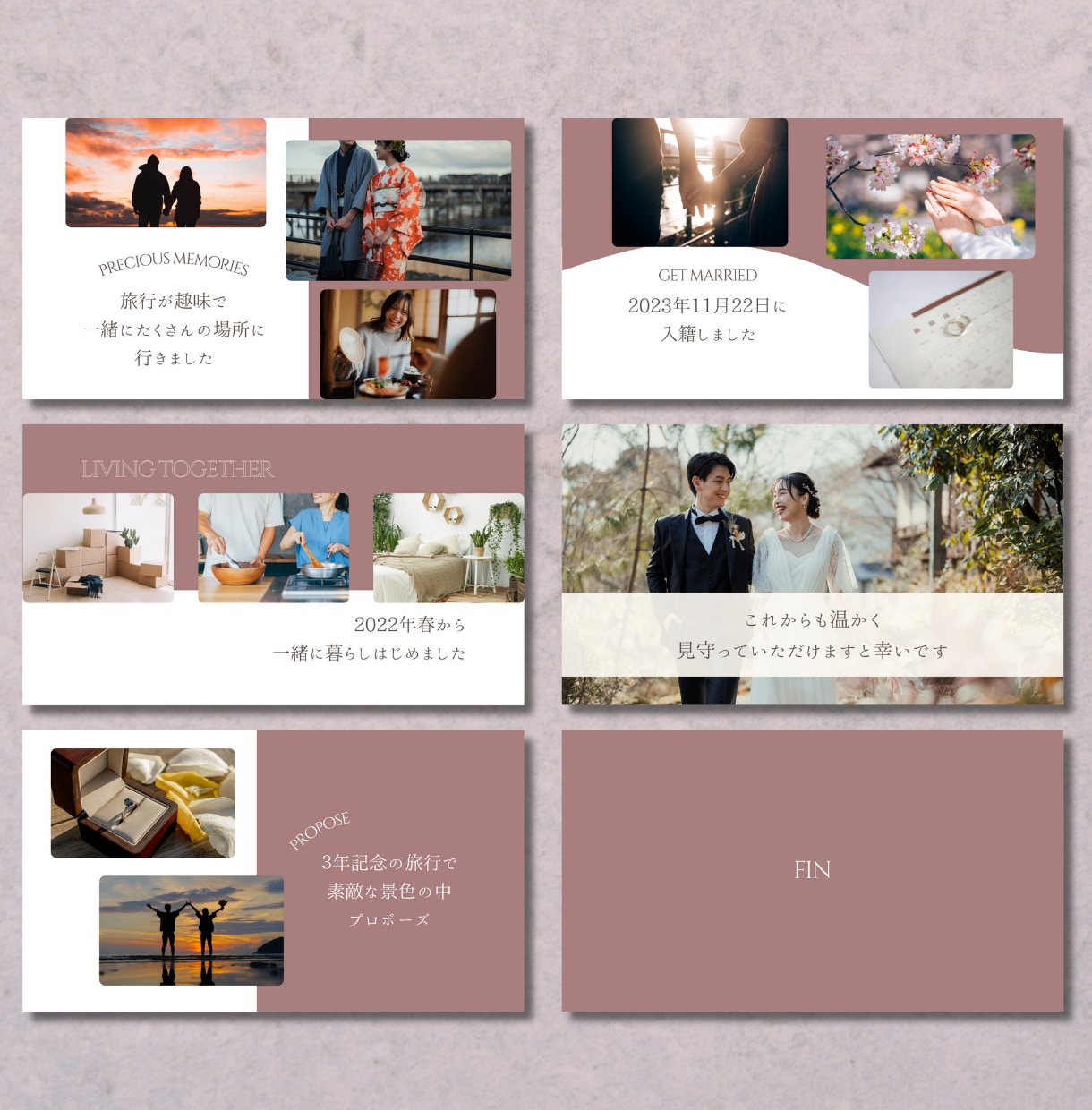おしゃれ/プロフィールムービーテンプレ納品します シンプルで上品なムービーに。スマホOK！写真と文字の挿入のみ イメージ5