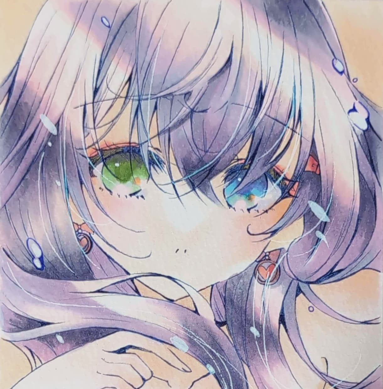 アナログでイラスト描きます フリルやレースなど可愛くメイク！ イメージ1