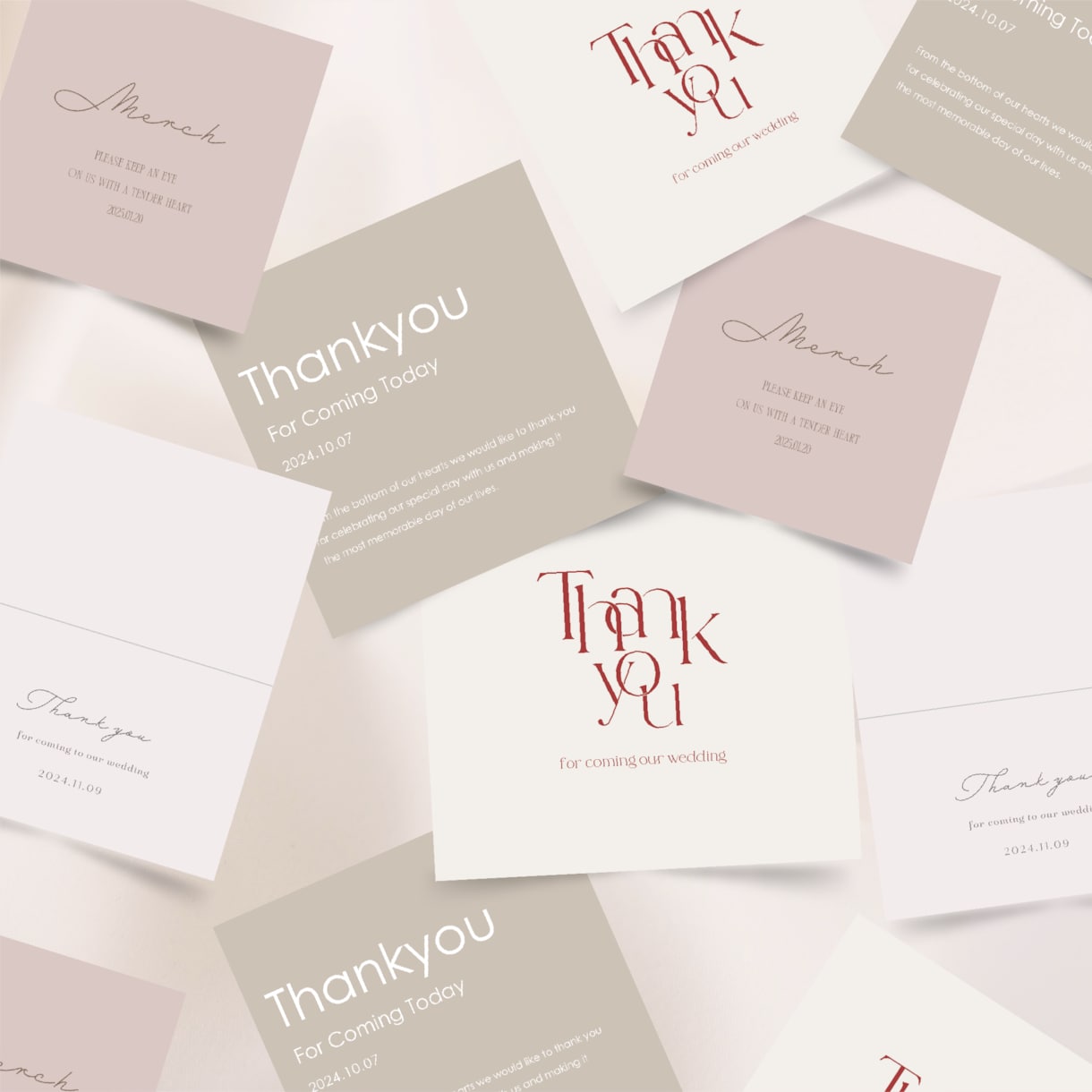 結婚式のプチギフトのタグをデータでお渡しします データお渡し！結婚式のお手伝いをします！ イメージ1