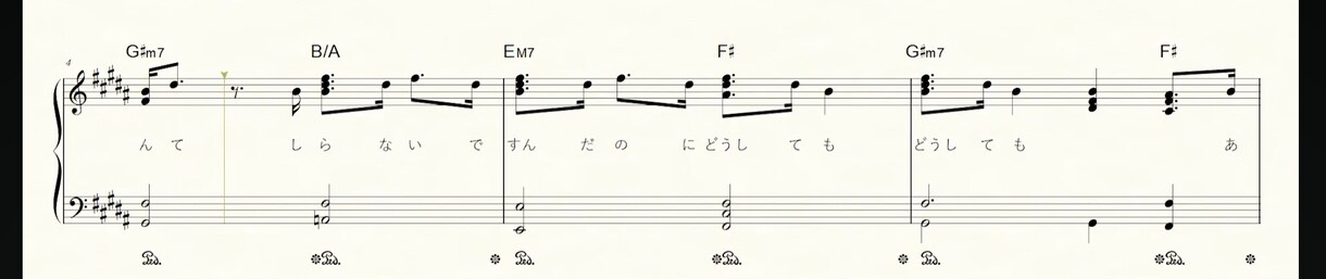 初心者・中級者向け特化のピアノの楽譜作成します 既存の曲＆オリジナルどちらでもOK　初心者・中級者特化の楽譜 イメージ1