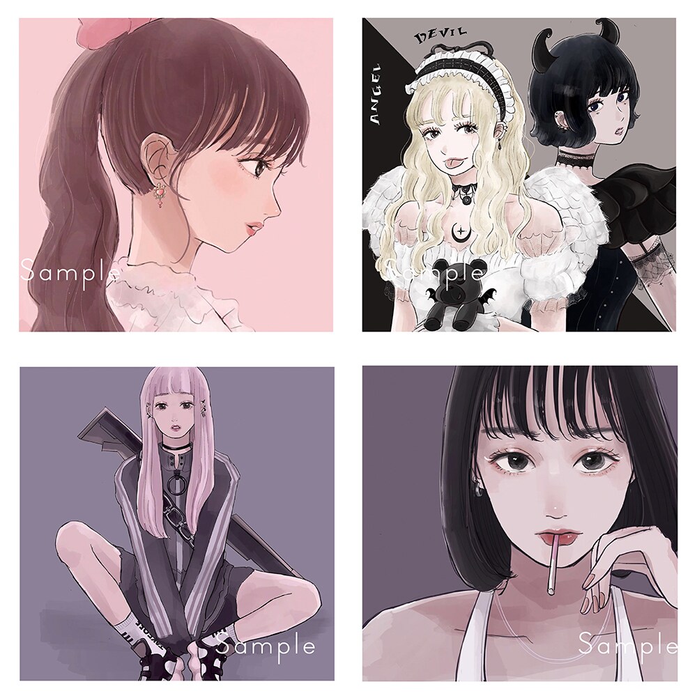 目を引くアイコンイラスト制作します おしゃれな女の子のイラスト作成します！お気軽にご相談ください イメージ8