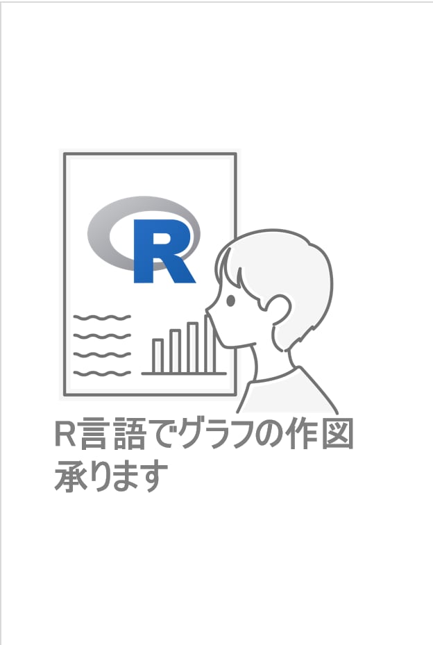 R言語で作成した図を提供いたします ✴︎Excelでは作れないグラフをRで作成いたします✴︎ イメージ1