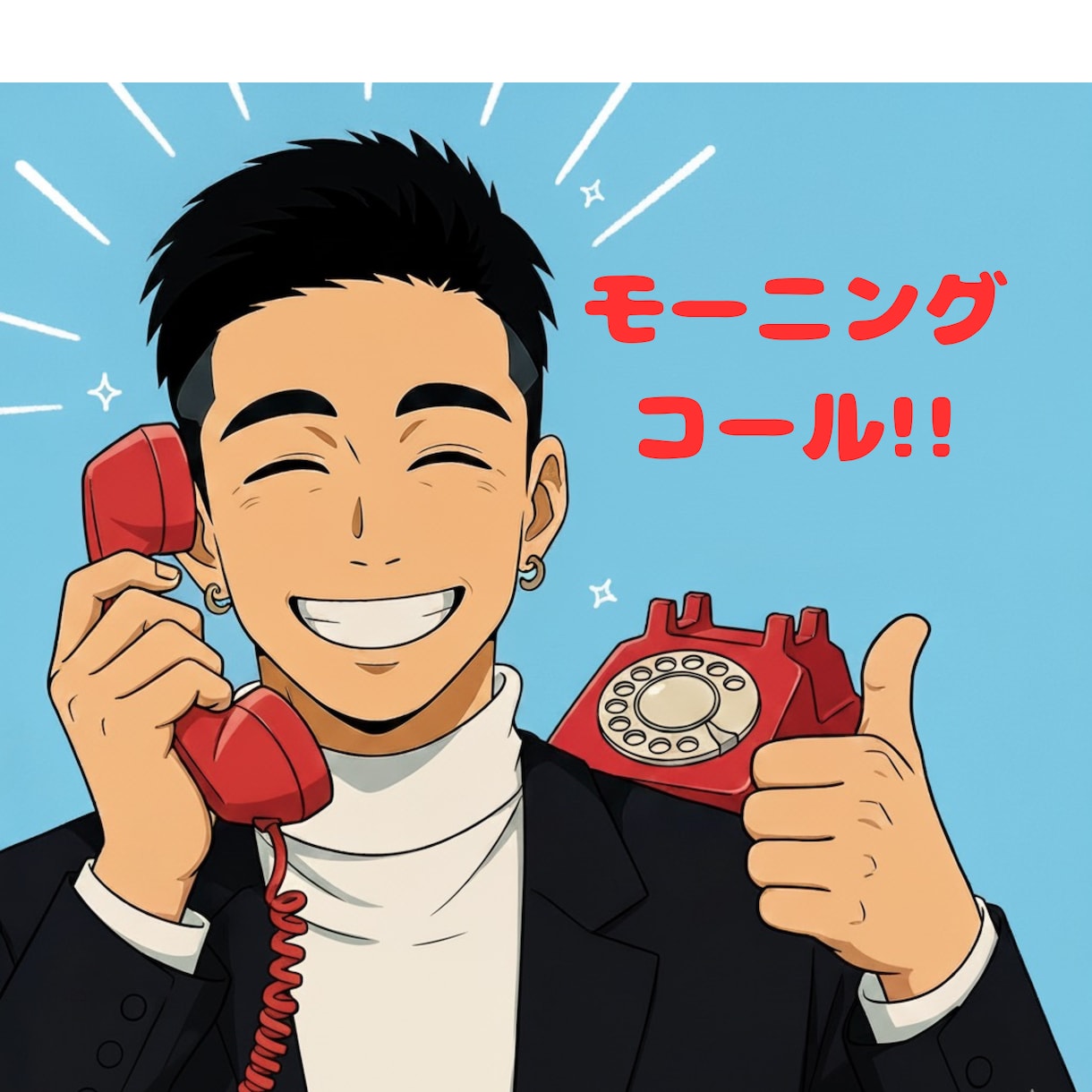 関西弁男子♩低音ボイス元気とやる気をチャージします 明るい声で「今日もがんばろう！」と背中を押します。 イメージ1