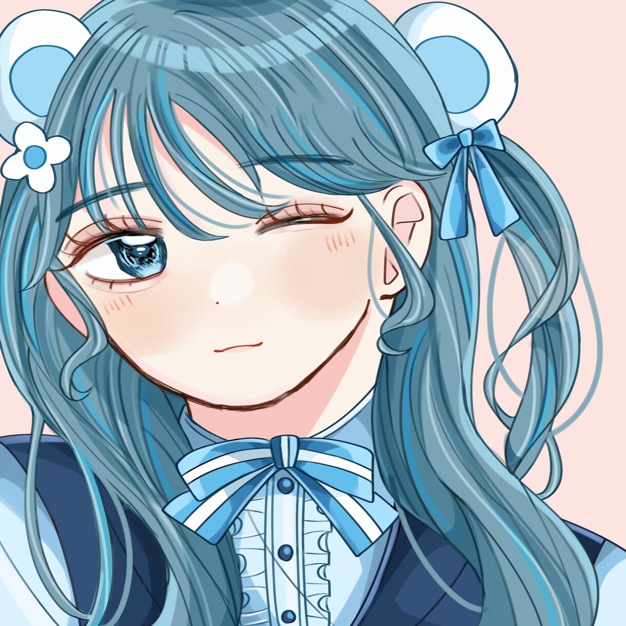 かわいい女の子のSNSアイコン描きます かわいい女の子ならおまかせください！【1週間以内】納品可能！ イメージ3