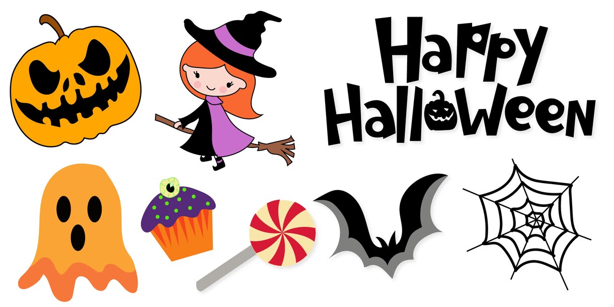 ハロウィンイラストを提供いたします AI無償！ハロウィンイラストセット イメージ2