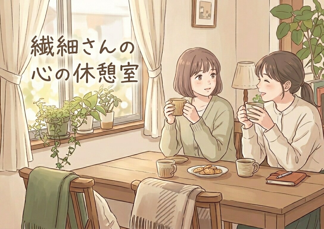繊細さんの心の休憩室～あなたの隣で寄り添います カフェの隅っこでお喋りするように～ありのままの君の隣にいるよ イメージ1