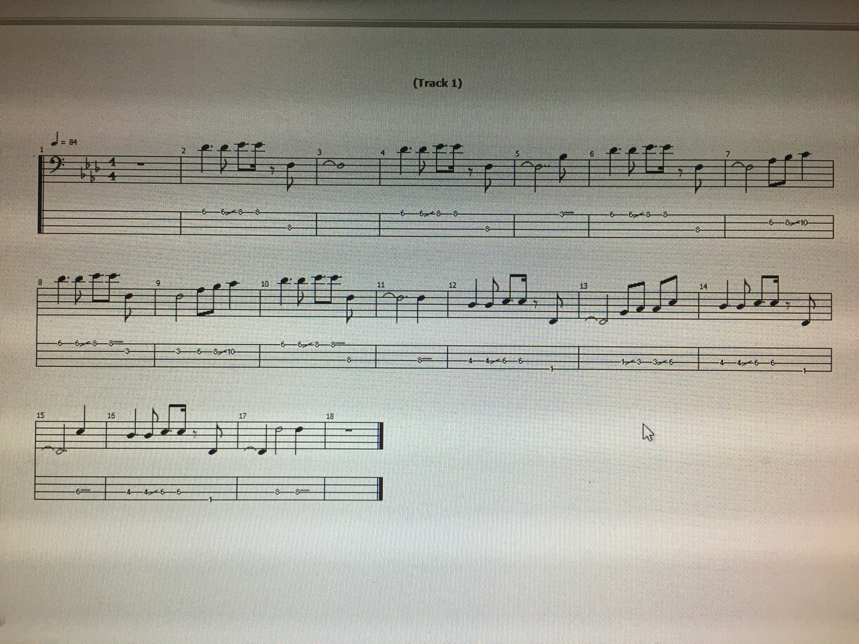 ベースの耳コピ、コード譜やTAB譜の作成行います 演奏したい曲があるけど耳コピできない！そんなあなたへ！ イメージ2