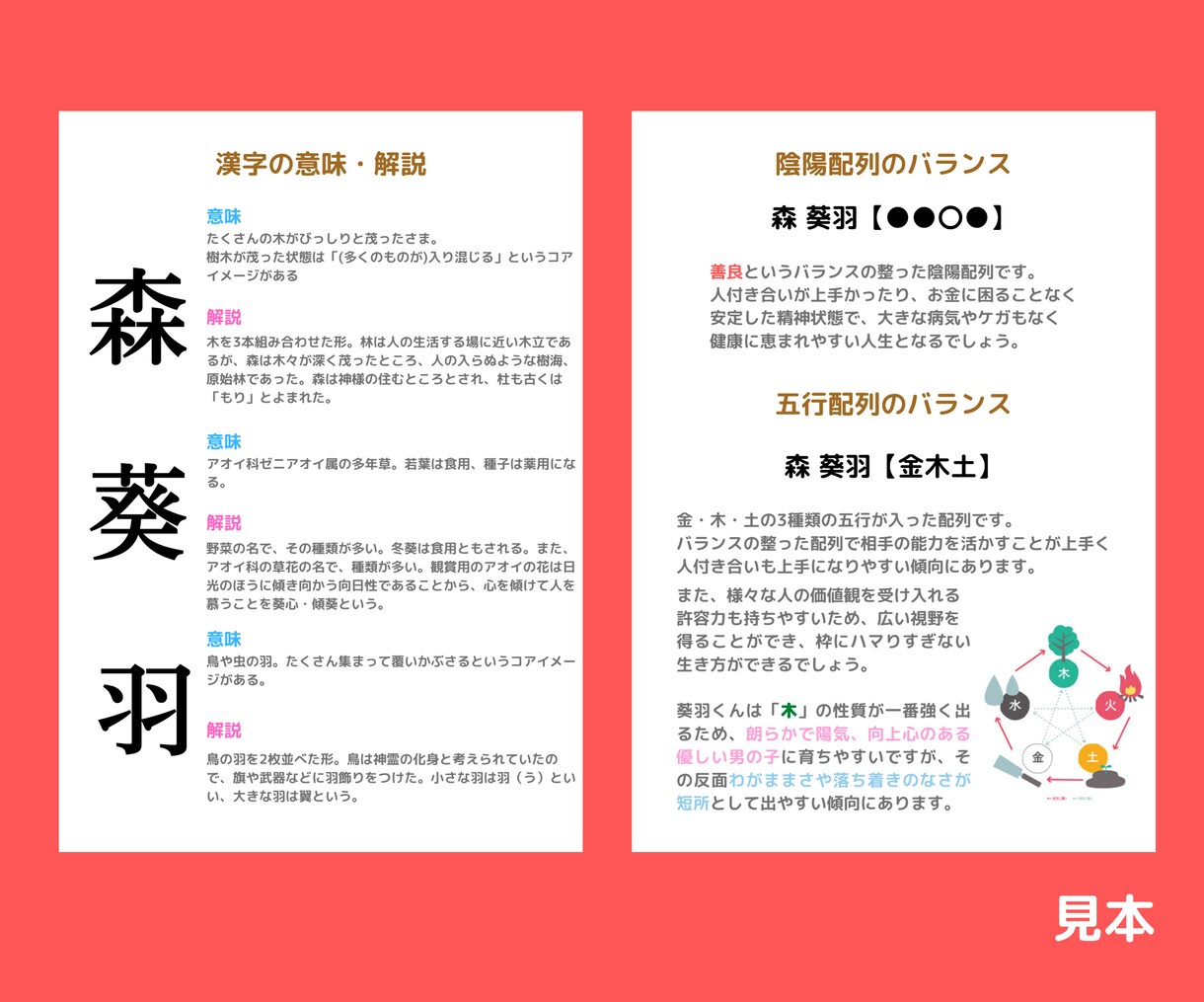 赤ちゃんの名付け本当にこれで良い！？説明書作ります 候補のお名前の良し悪しが、素人でも一目でわかる説明書で！ イメージ3
