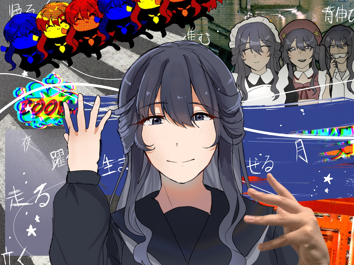 キャラクター一枚絵のイラストを制作します 早期入稿可能お気軽にご相談ください イメージ2