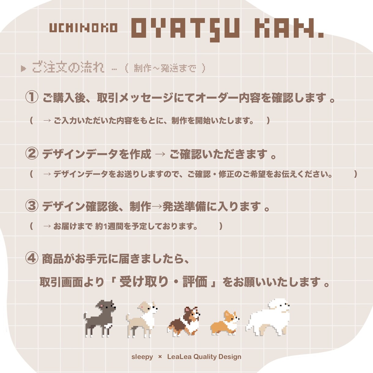 うちの子さんピクセルアートおやつ缶を作成します 名入れOK・選べるピクセル犬種 / プレゼントにも ˖ ࣪⊹ イメージ5