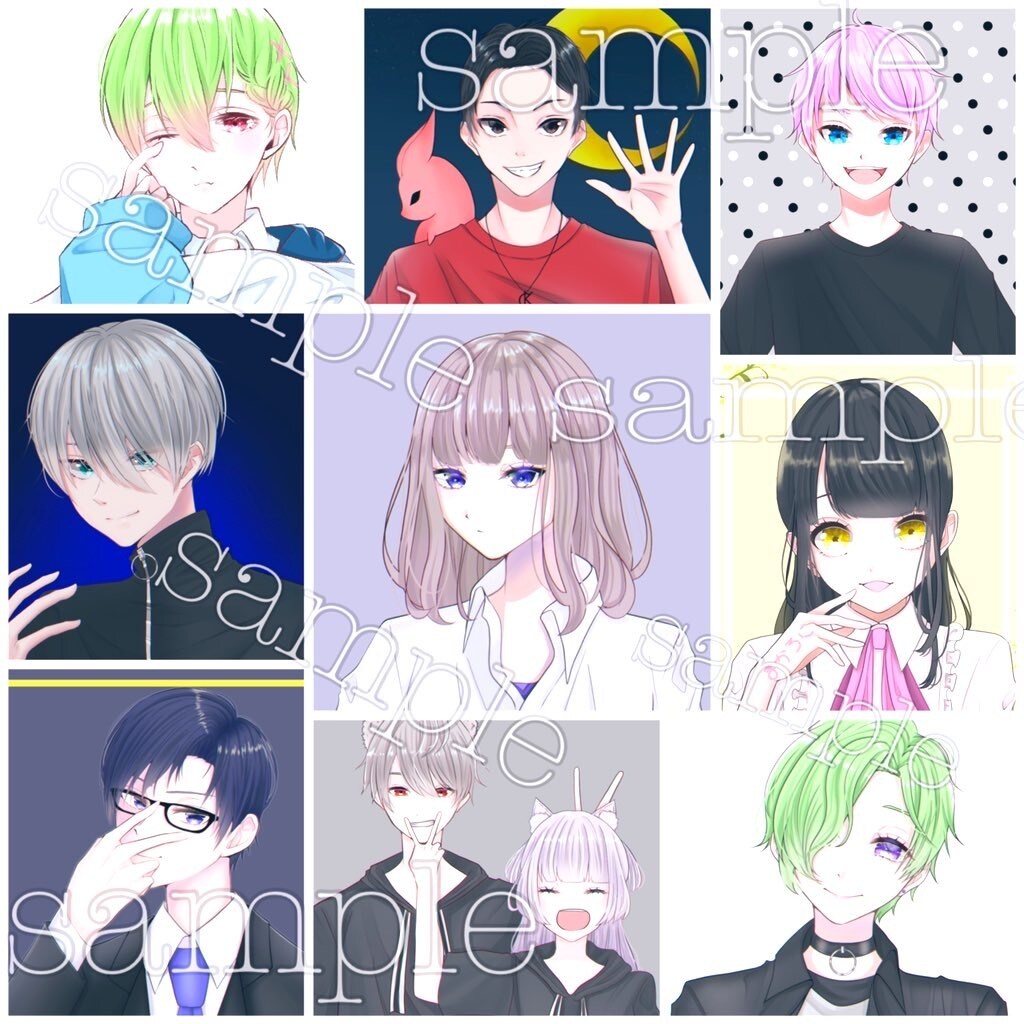全てコミコミ！？月一限定オリジナルイラスト描きます 月に一枠限定！商用利用もOK！オリジナルイラスト制作⭐︎ イメージ5