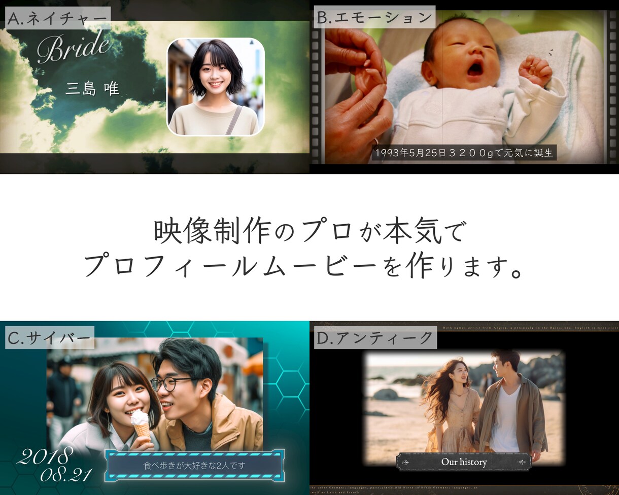 映像制作のプロが本気でPFムービーを作ります 追加料金一切なし！2月限定(29,000円⇨19,000円) イメージ1