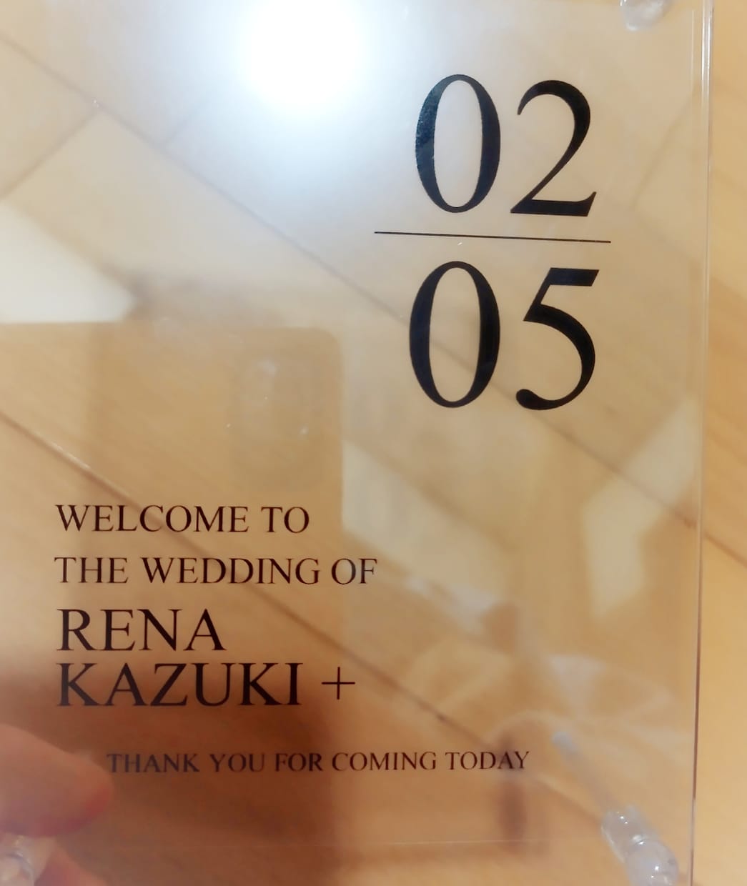 welcomeボードお作りいたします 結婚式のwelcomeスペースなどにいかがでしょうか イメージ2