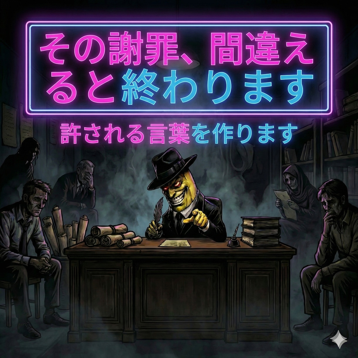 絶対に許されたい謝罪文を代筆します 相手の怒りを鎮める言葉を作ります イメージ1