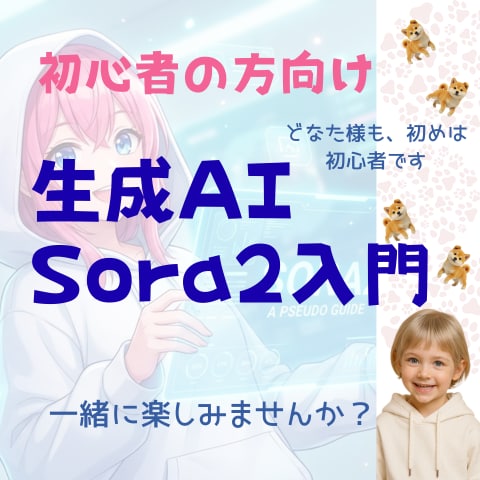 生成AI Sora2のガイドを提供いたします 初心者の方向け、難しいを楽しいに変えるAI動画生成サポート イメージ1