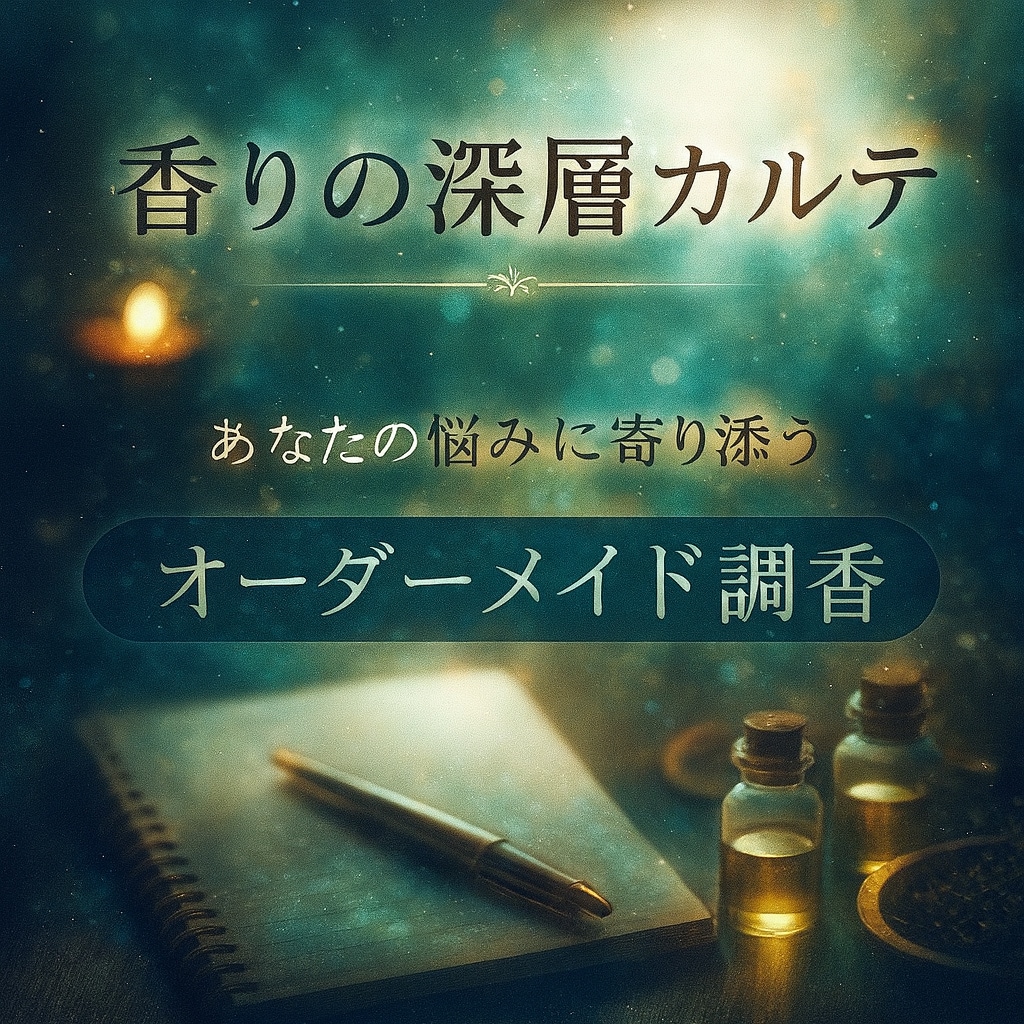 あなたの深層に届く香りをご提案します 精油の香りで心の奥へ。あなたを整えるカルテをお作りします。 イメージ1