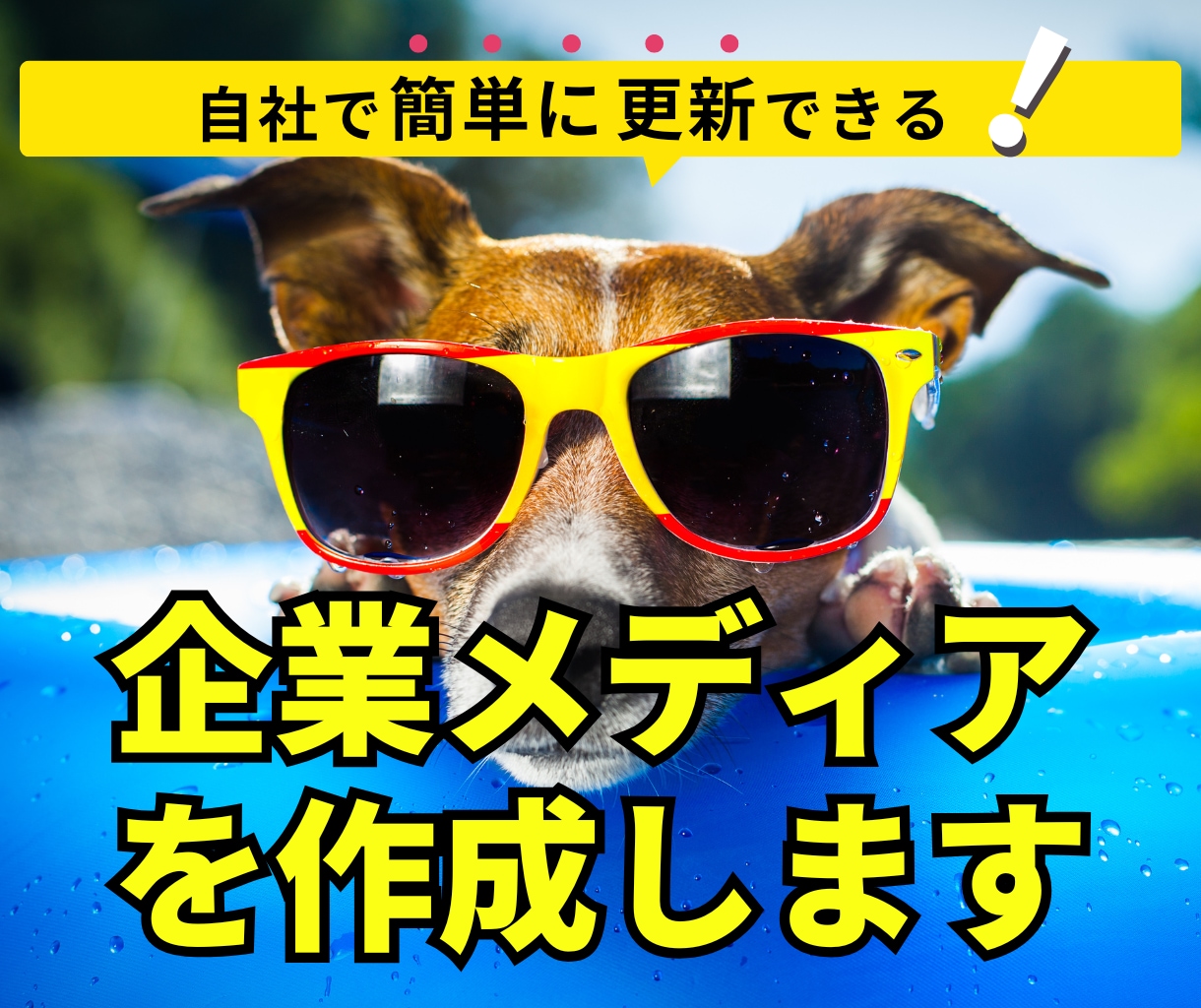自社運用で更新しやすい企業ホームページを作成します WordPressで作るオウンドメディア特化のWEB制作 イメージ1