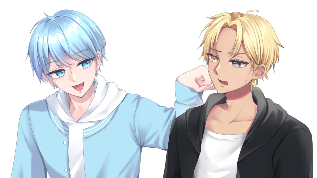 男女・イケメン・美少女、NBGL描きます イケカテ、男女、かっこいいからかわいいまでOK! イメージ4