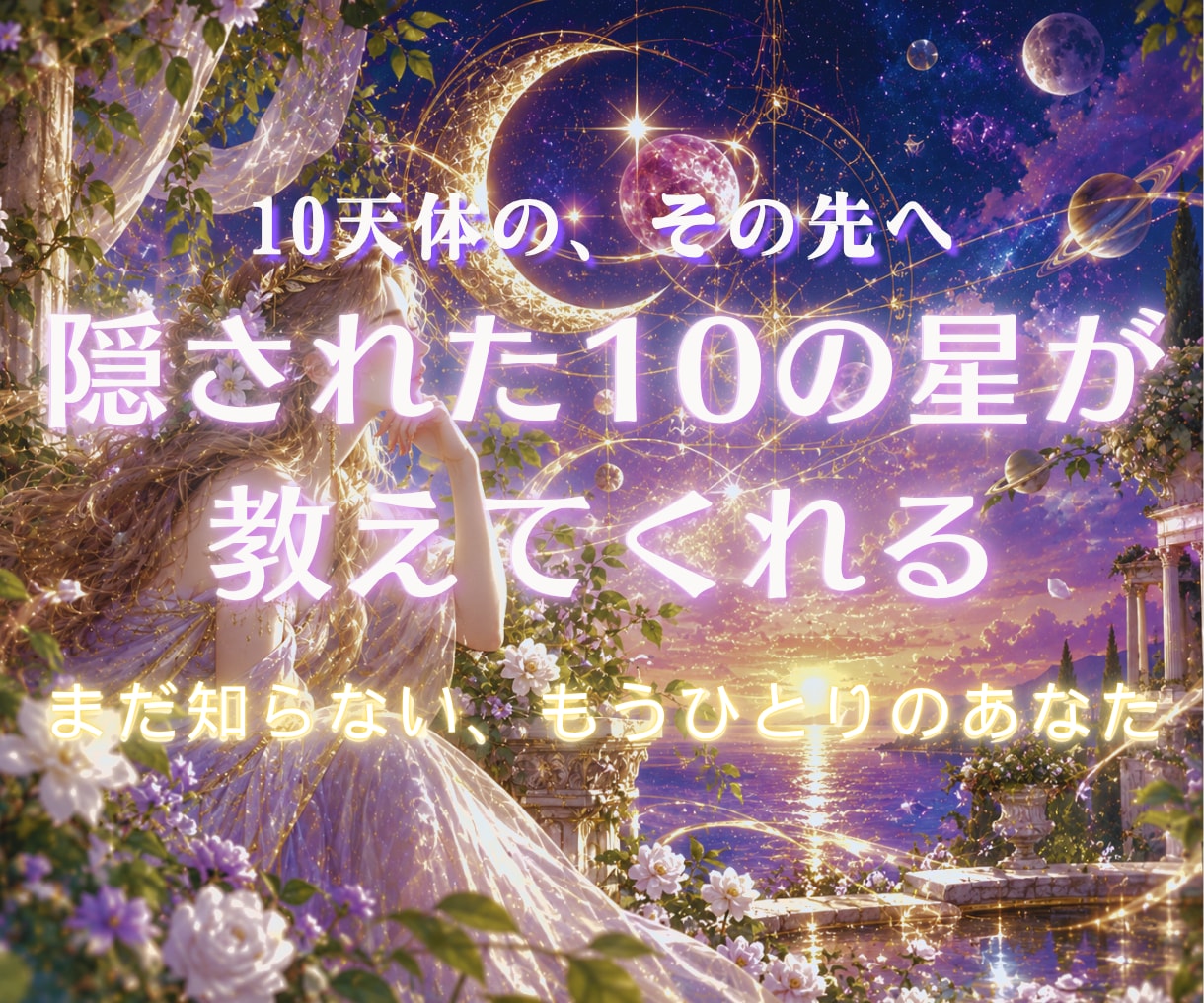 10天体の、その先へ―隠された10の星鑑定します 恋愛・金運・仕事運・転職・開運・宿命・人生・生きづらい・才能 イメージ1