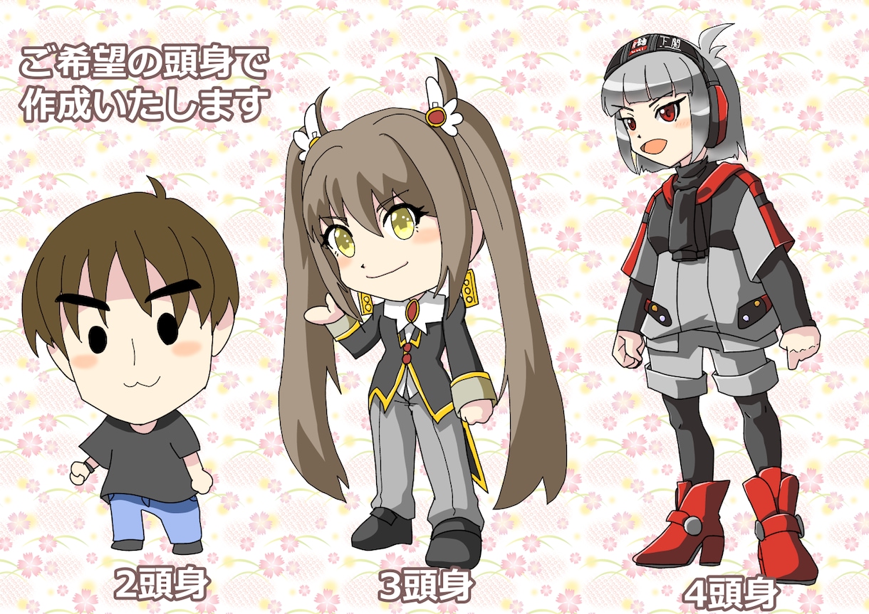YMM4の動画編集ですぐ使える立ち絵制作します 丸投げOK。動画用のキャラデザインいたします。 イメージ3