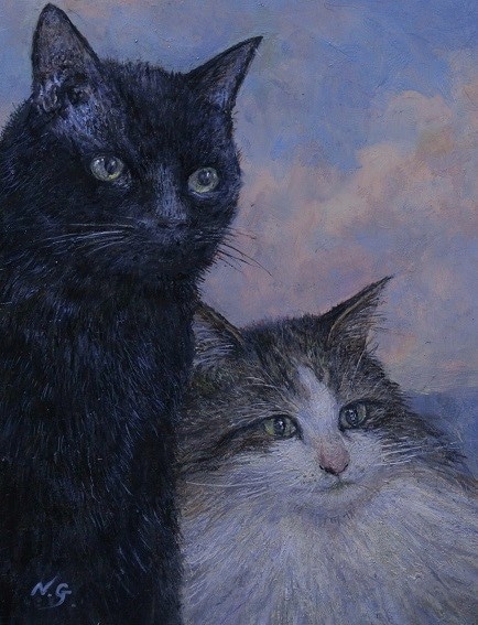 主に猫を油絵で写実的に描きます 愛猫がずっと貴方と共にあります。 イメージ1