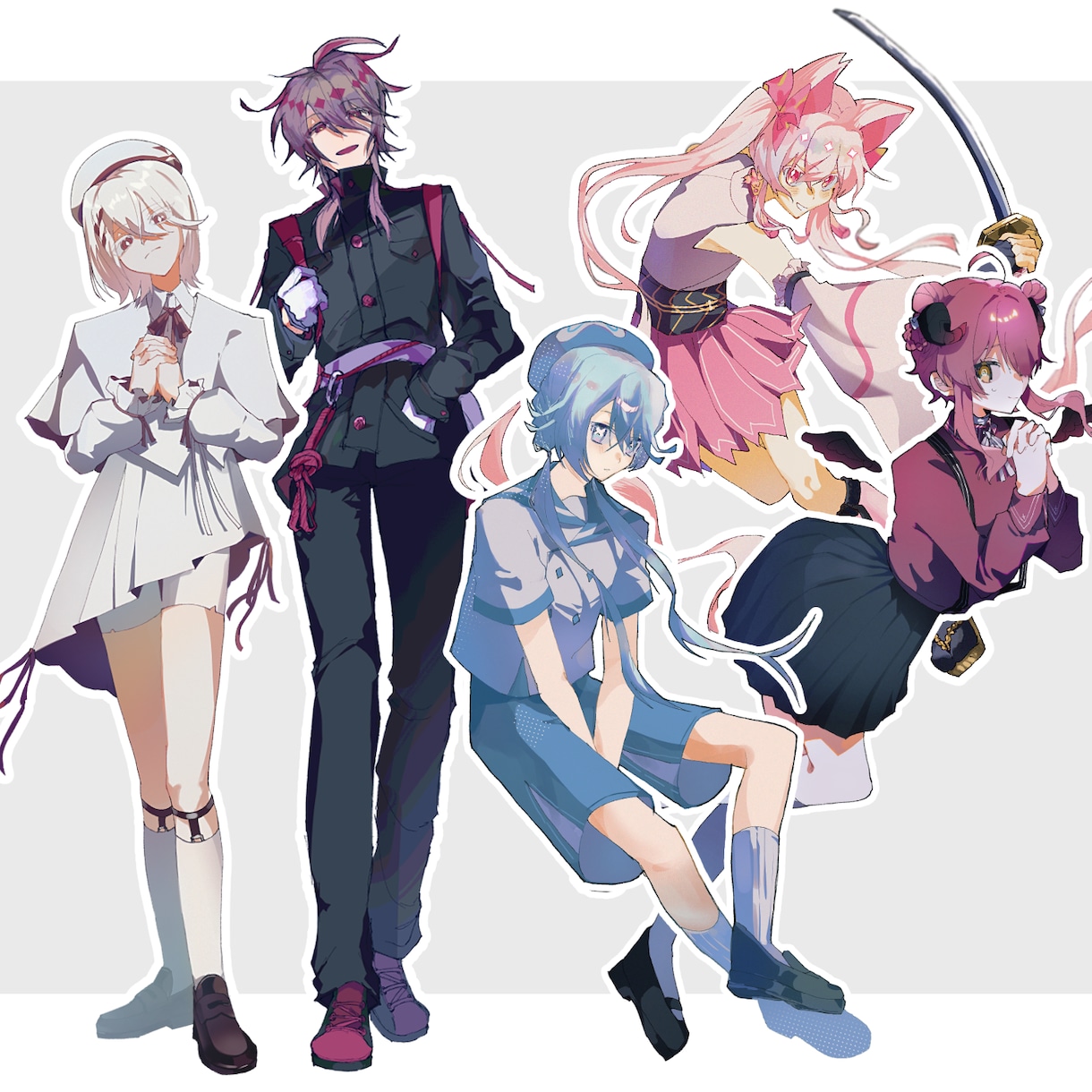TRPG・配信等に使用できる立ち絵を制作します キャラクターのイメージにピッタリな立ち絵を制作します！ イメージ4