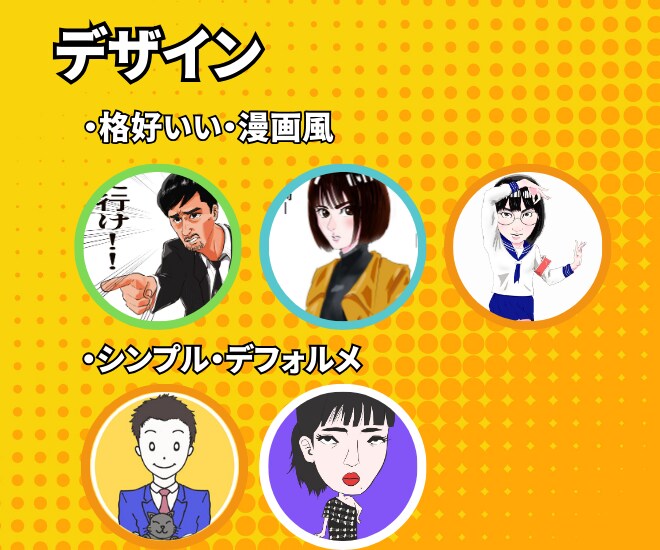 かっこいい！可愛い似SNSアイコン描きます あなたの魅力を引き出し想いを具現化するアイコン イメージ4