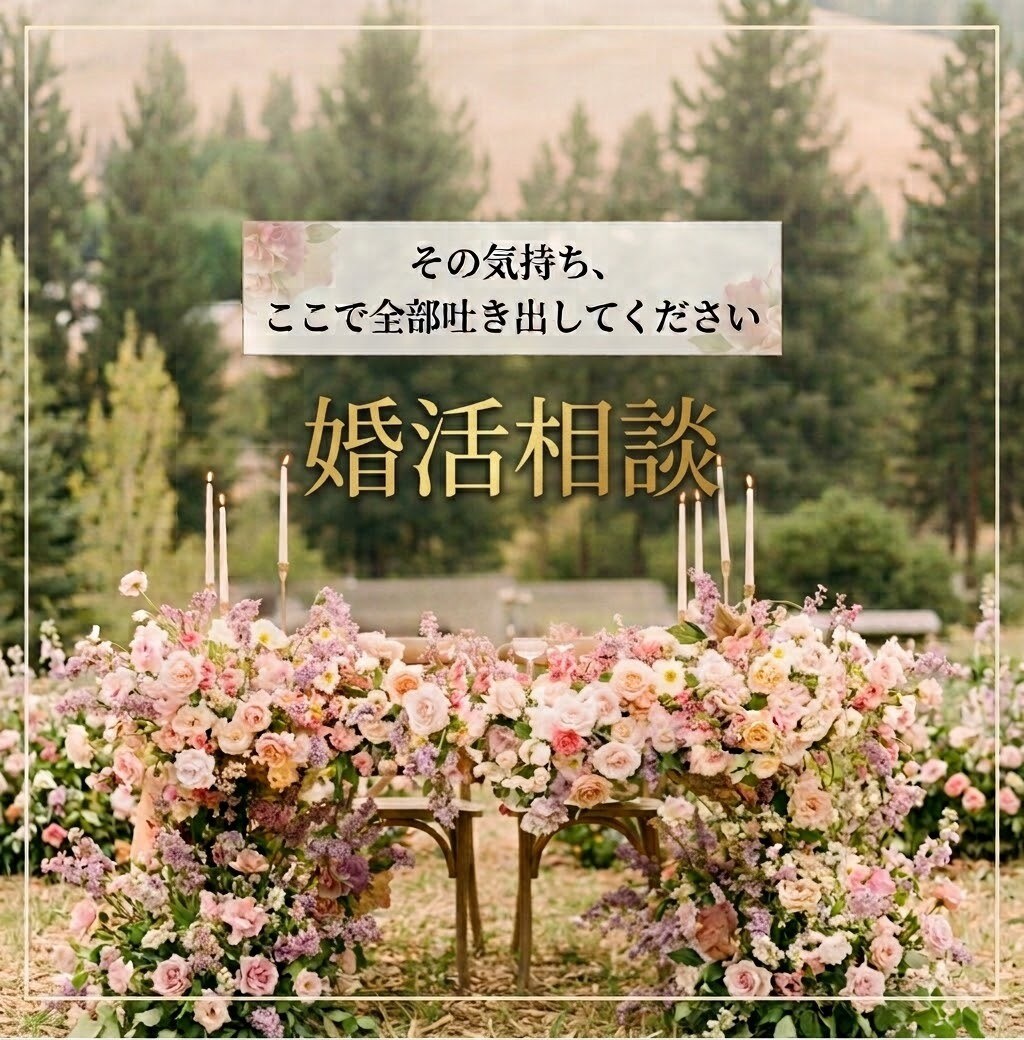 婚活お悩み相談！相談も愚痴も受け止めます 婚活経験者が48時間メッセージで寄り添います イメージ1