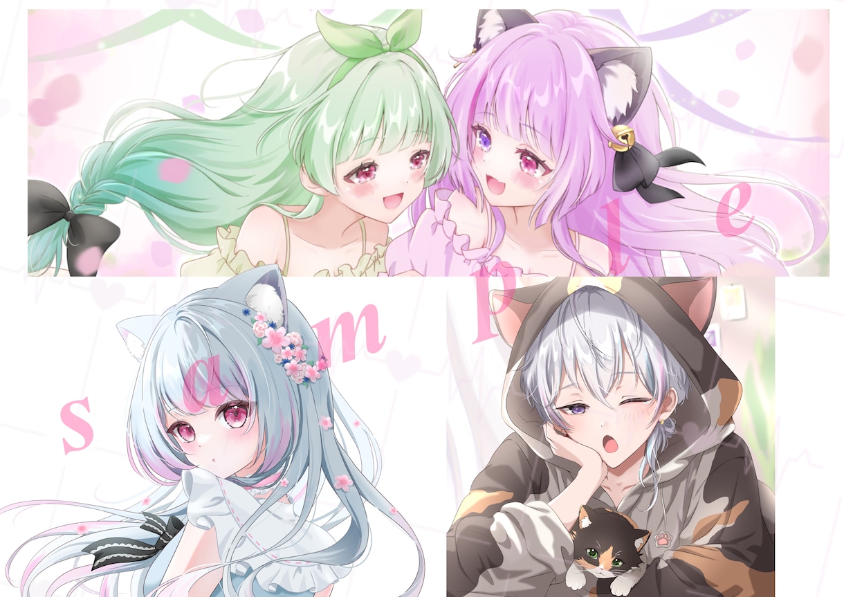 透明感あふれる、心惹かれる1枚絵を描きます 丁寧にご相談しながら！活動を彩る大切な1枚を制作します！ イメージ6