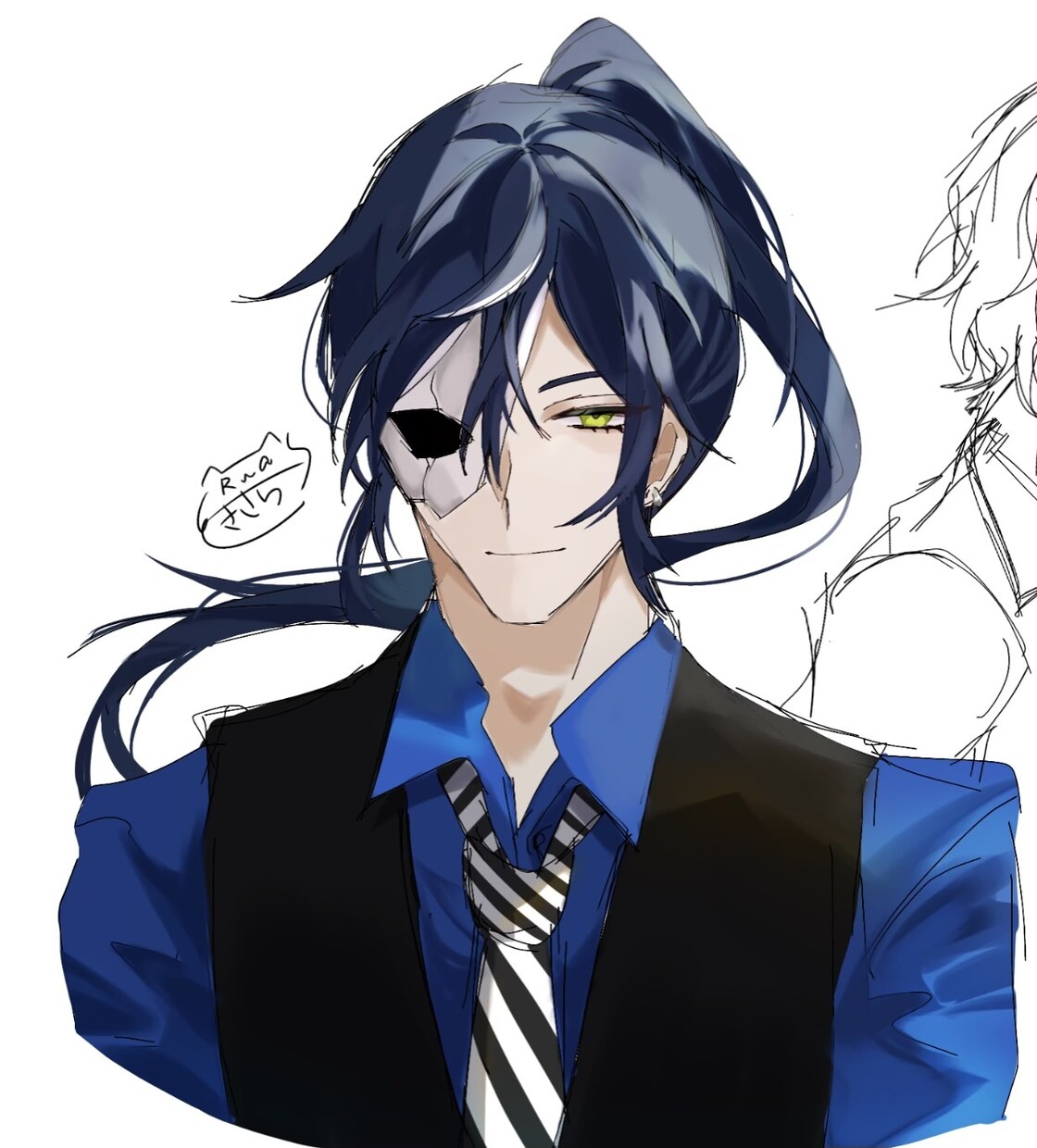 綺麗でふんわりしたイラストお描きします オリジナルキャラクターの立ち絵が必要な方におすすめです！ イメージ3
