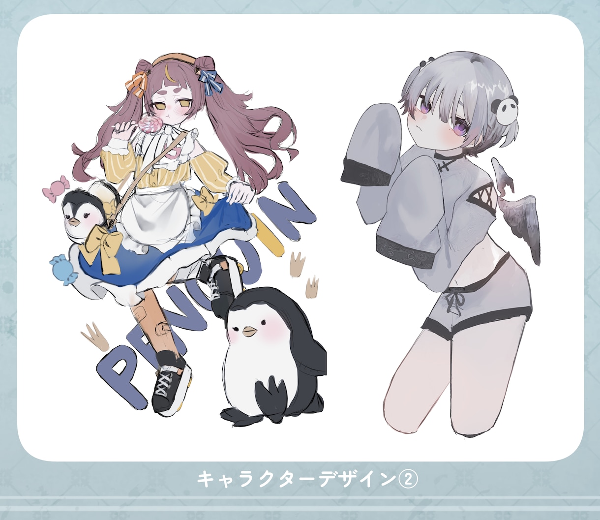 修正無制限！癖を感じるキャラクターを制作いたします 性癖もりもり、こだわりのキャラクター・衣装デザイン イメージ7