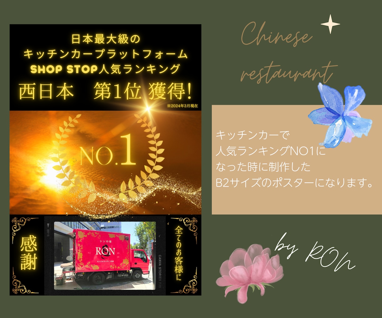 飲食店専門のチラシをデザインさせて頂きます 実店舗とキッチンカーの現場目線だから可能なプロのサポート イメージ5
