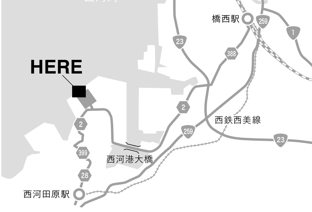 プロのデザイナーがモノクロ1色地図を作成します シンプルで分かりやすい。これぞ定番の地図。 イメージ2