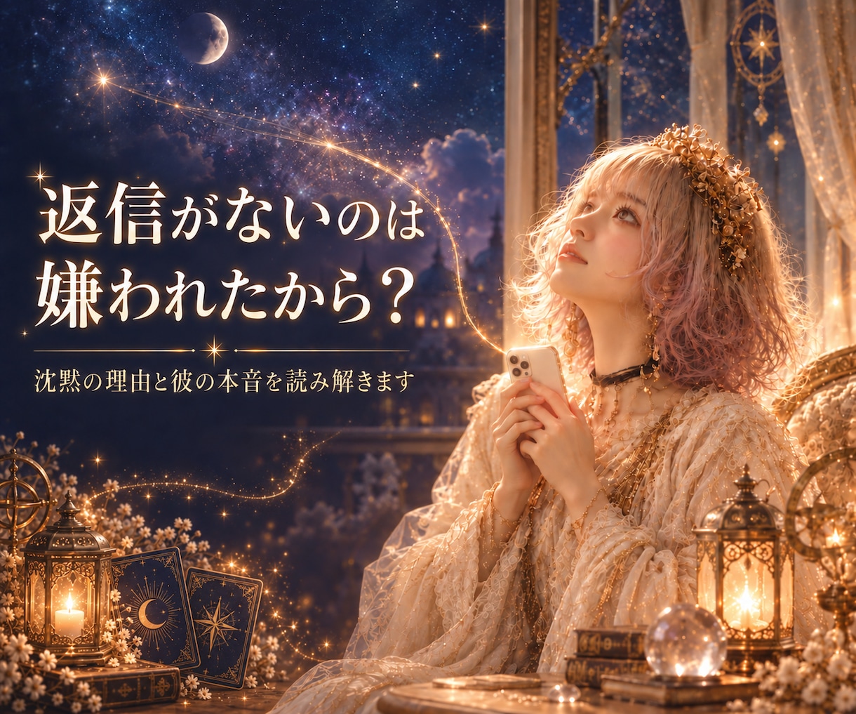 1分OK✧嫌われた？その沈黙の理由と彼の本音視ます 沈黙の理由と本音を読み解き、次に動く時期まで照らします イメージ1
