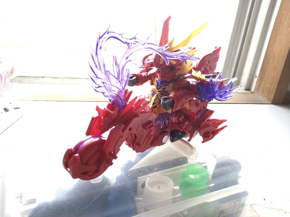 ガンプラの素組、ゲート処理します ガンプラのゲート処理、組み立てます。 イメージ1