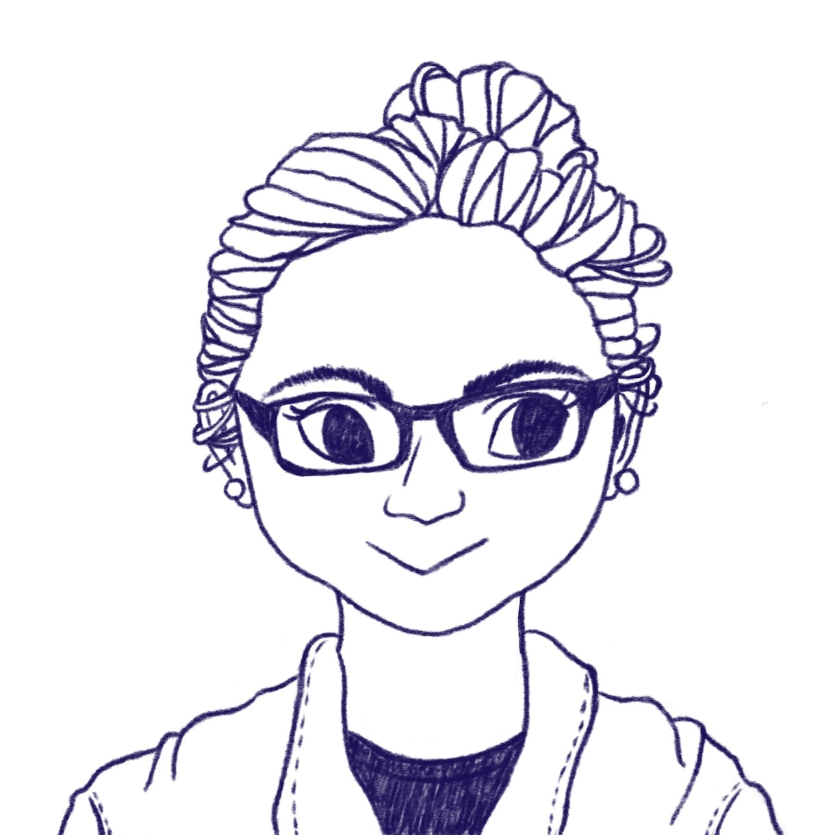 おしゃれかわいい海外風イラストを作成します 線のみのイラストなら1000円！ブログやSNS、名刺に！ イメージ8