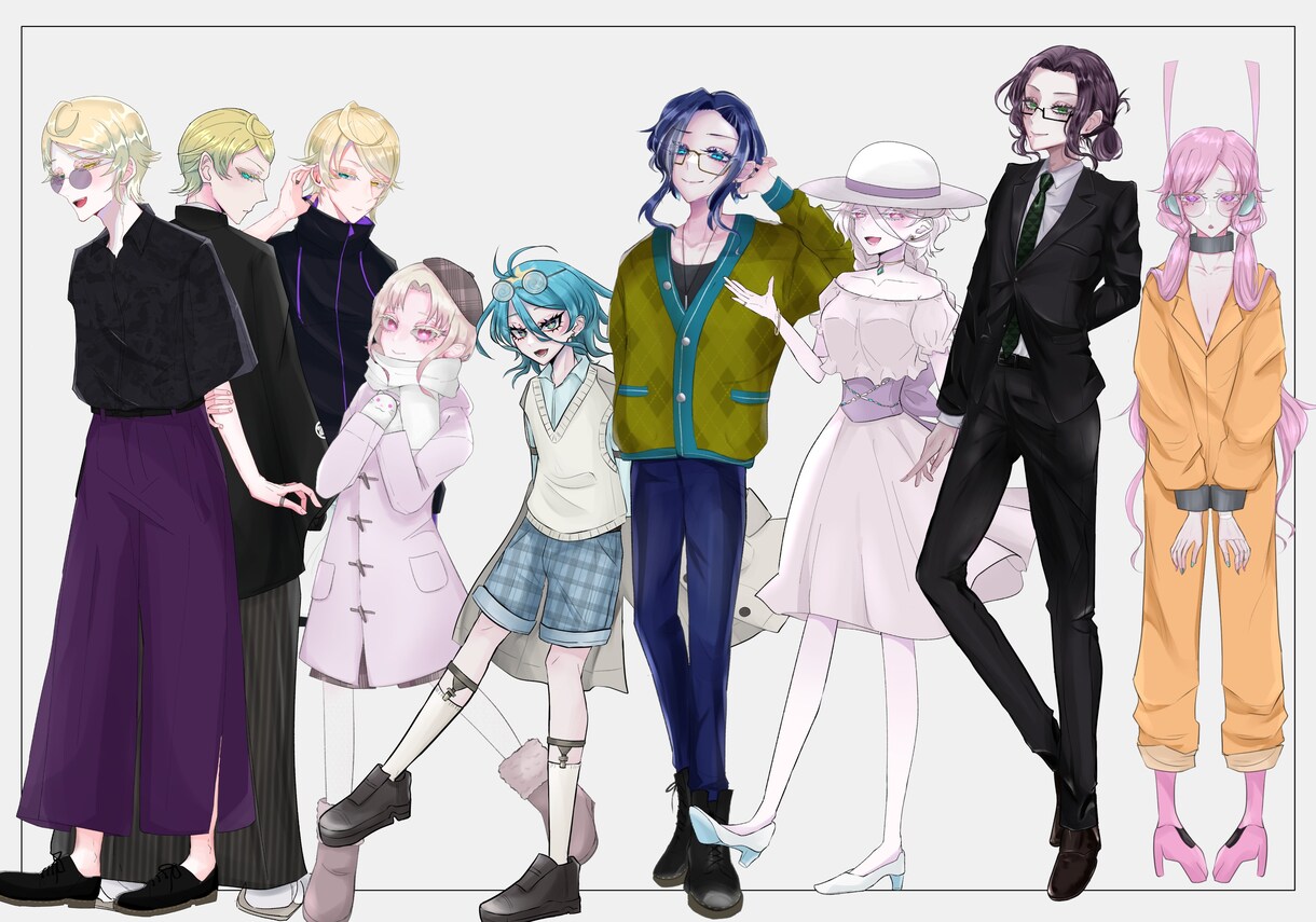 SNSアイコン、TRPG立ち絵等イラスト描きます イケメン、美少女どちらも描けます！ イメージ8
