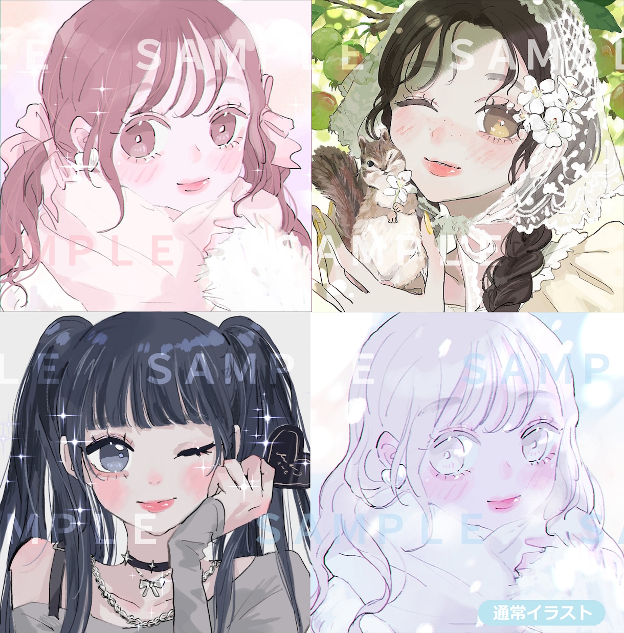 ときめきをお届け˖✧可愛い女の子のイラスト描きます SNS、動画、ブログ、贈り物などに◎イラストで彩りをプラス✨ イメージ2