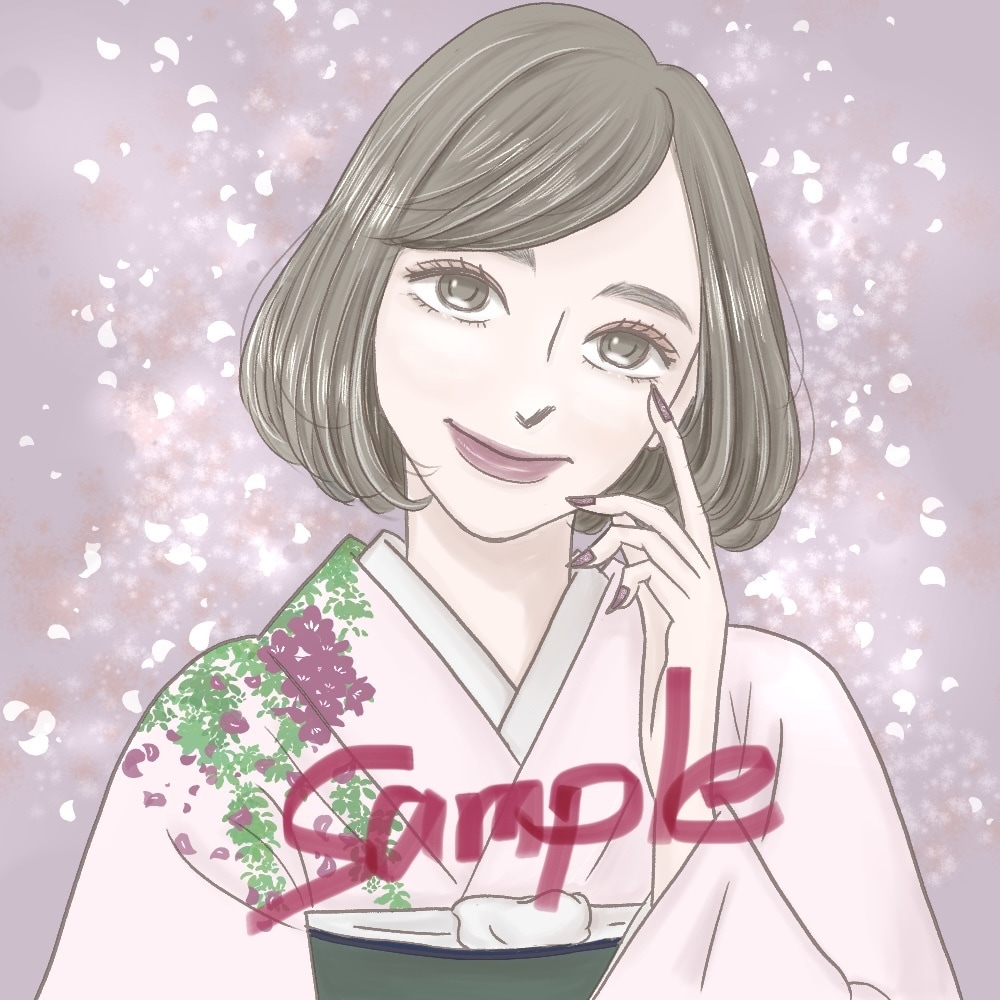 おしゃれなアイコンイラスト描きます 写真を元に、雰囲気のあるアイコン用イラストを作成します。 イメージ3