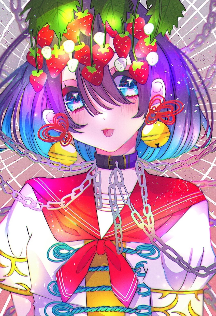 派手で可愛い！鮮やかなイラスト描きます 見た瞬間に惹きつける、鮮やかで個性的なイラスト イメージ3