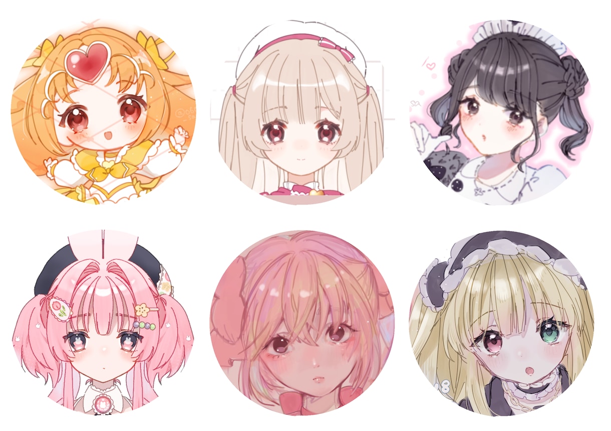 あなただけの可愛いイラスト・アイコンを描きます 修正無限!パターン複数!背景無料! イメージ3
